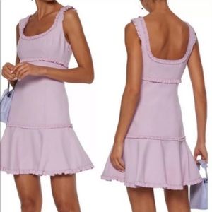 Cinq a Sept Ana Ruffle Mini Dress Lilac